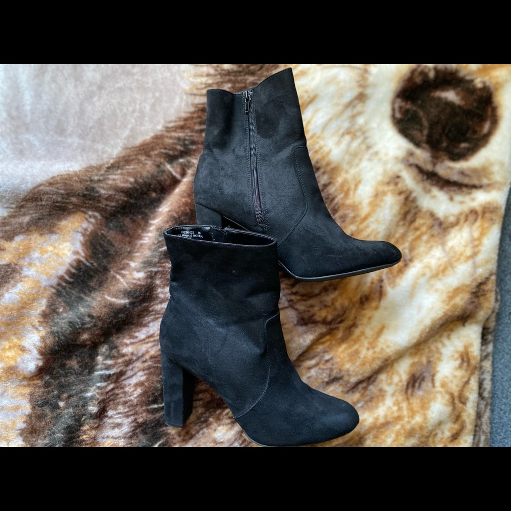 Bamboo black ankle  boots
